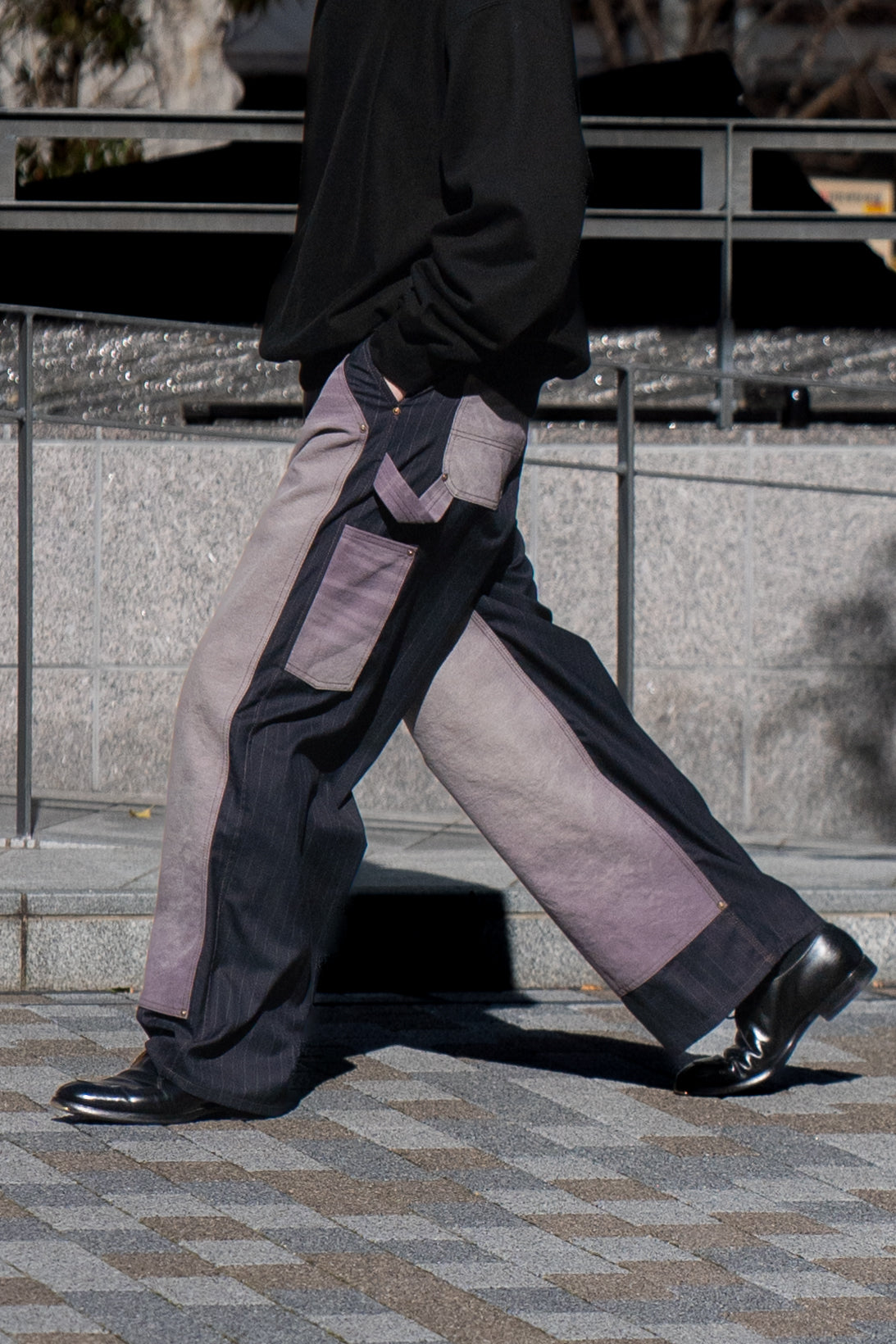 Exclusive Vintage-eﬀect work pants