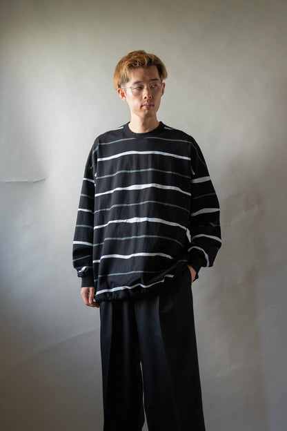 SUPER BIG STRIPE LS TEE