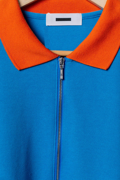 ZIP LONG SLEEVE POLO