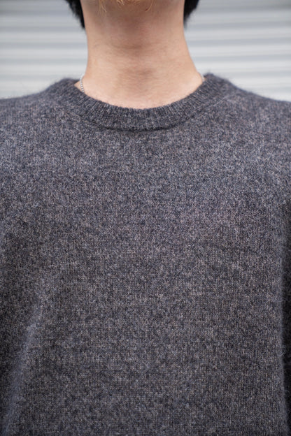 WOOL/ALPACA KNIT CREW NECK LS(ST.1294)