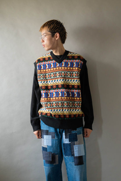 Jacquarded Slope Vest