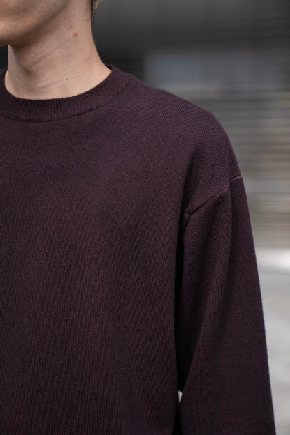 RIGID CASHMERE GARMENT DYED SWEATER P/O