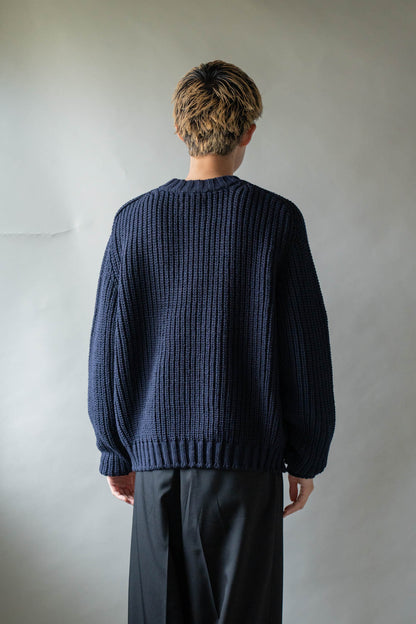 Belt. Slit Knit in Merinos d`Arles