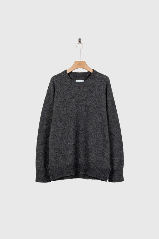 WOOL/ALPACA KNIT CREW NECK LS(ST.1294)