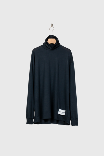 MERINO WOOL HIGH NECK L/S T-SHIRT