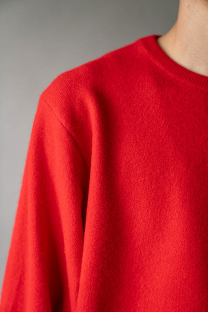 EXTRA FINE WOOL KNIT CREW NECK LS(ST.1634)