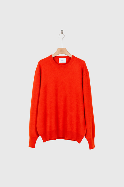 PURE CASHMERE KNIT CREW NECK LS(ST.1473)