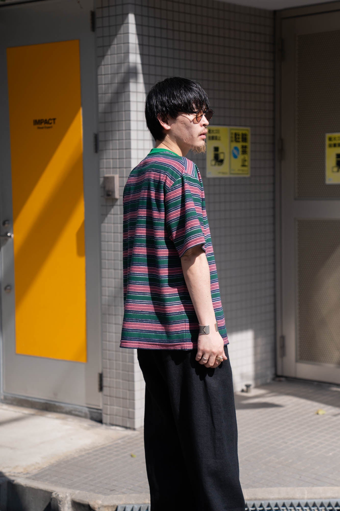 Border Knit Tee
