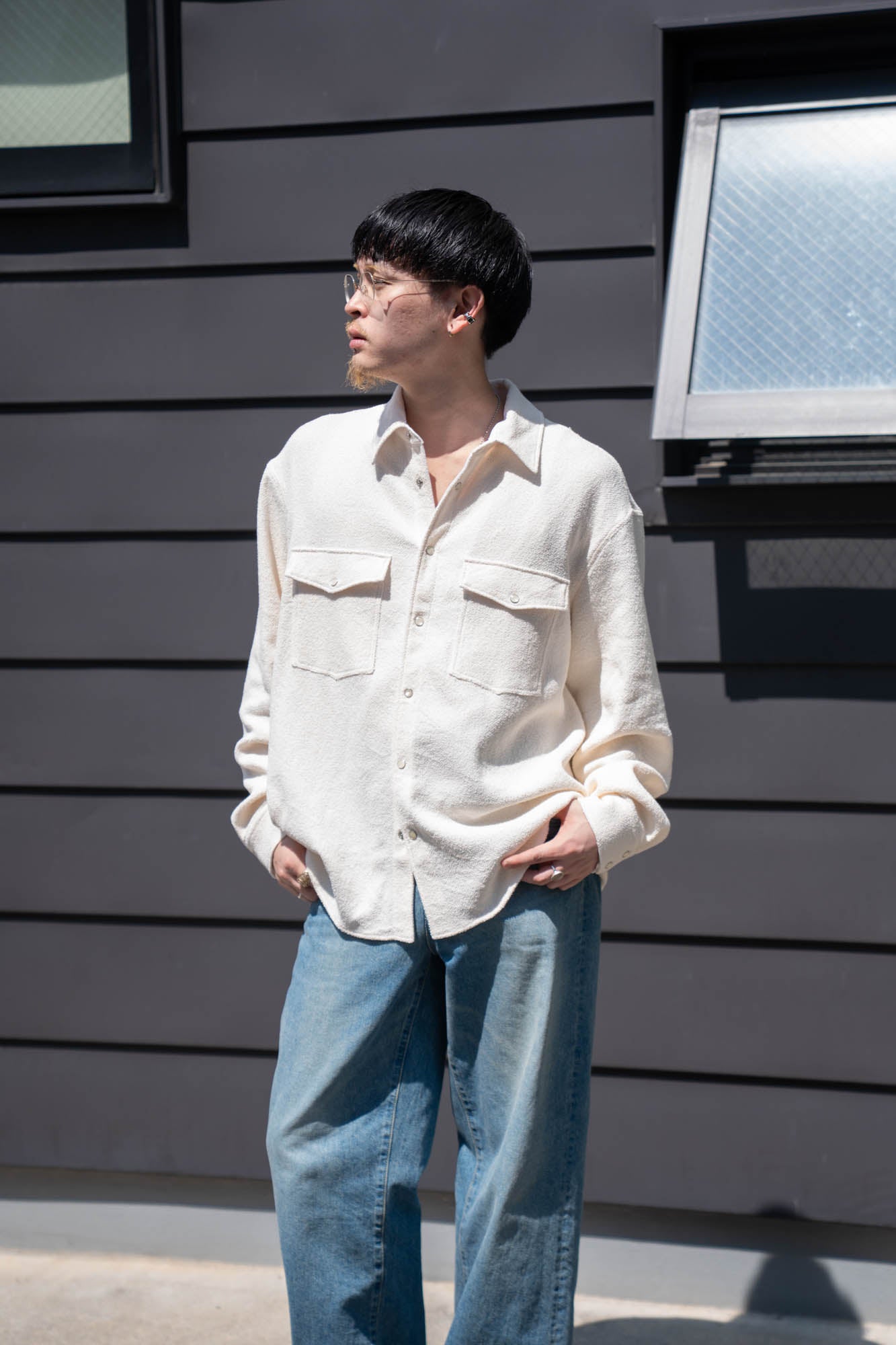 TOWEL WRAP WORK SHIRT