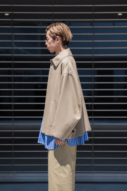 WOOL OVERSIZE SHORT COAT