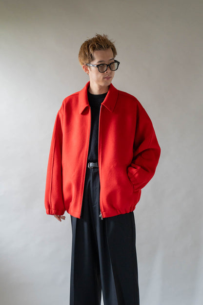 W/CA DOUBLE FACE CLOTH ZIP JACKET(ST.1545)