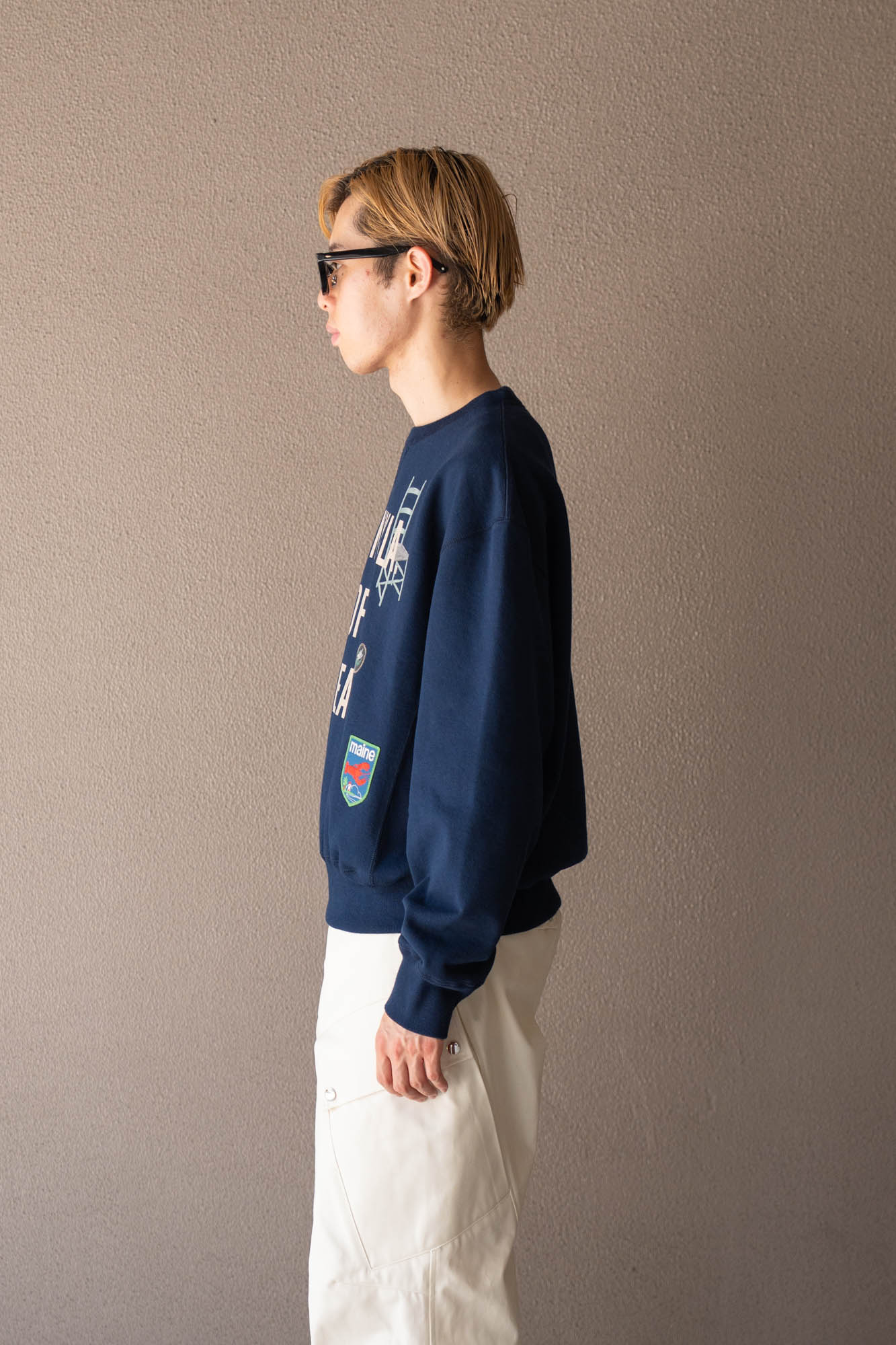 Hand-stitched sweatshirt | スウェットKHOKI（コッキ）公式通販サイト