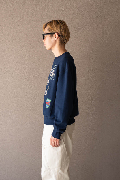 Hand-stitched sweatshirt