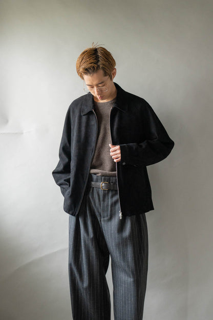 sheep suede blouson