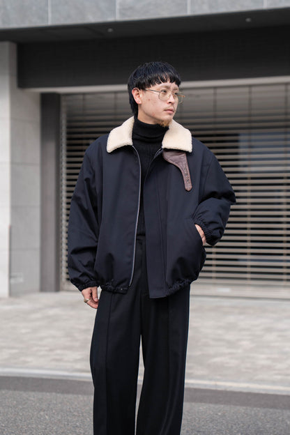 MOUTON COLLAR PADDED JACKET(ST.1377)