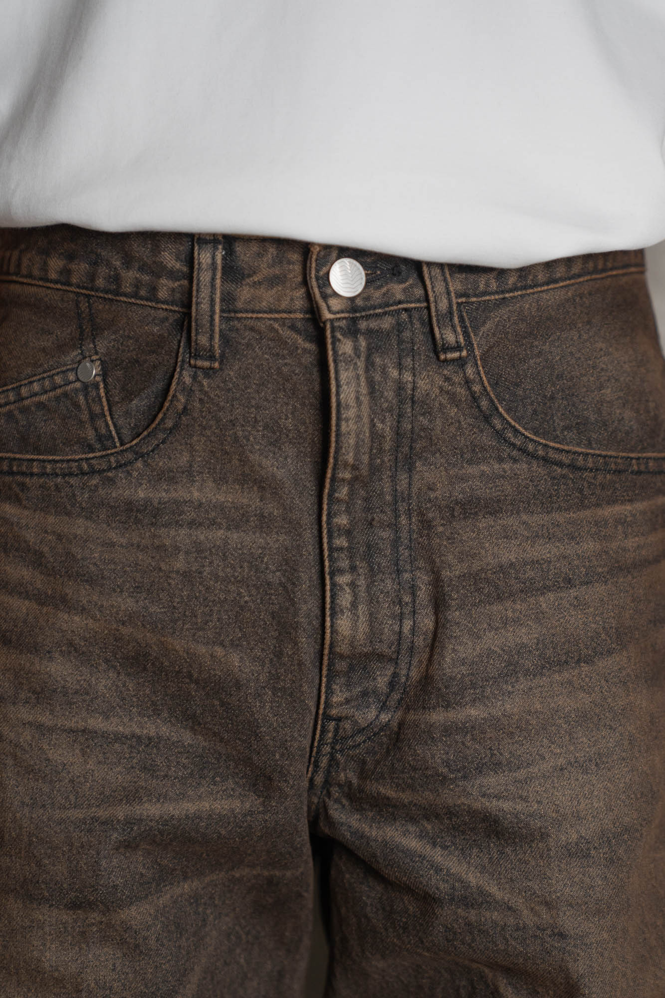 3D TWISTED WIDE LEG JEANS