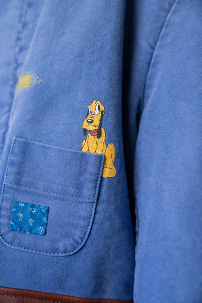 Vintage-finished work jacket