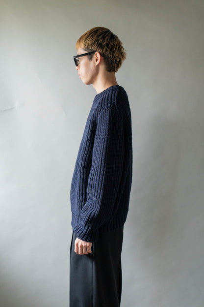 Belt. Slit Knit in Merinos d`Arles