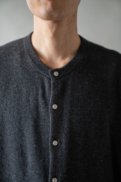 CASHMERE CREW NECK CARDIGAN .16