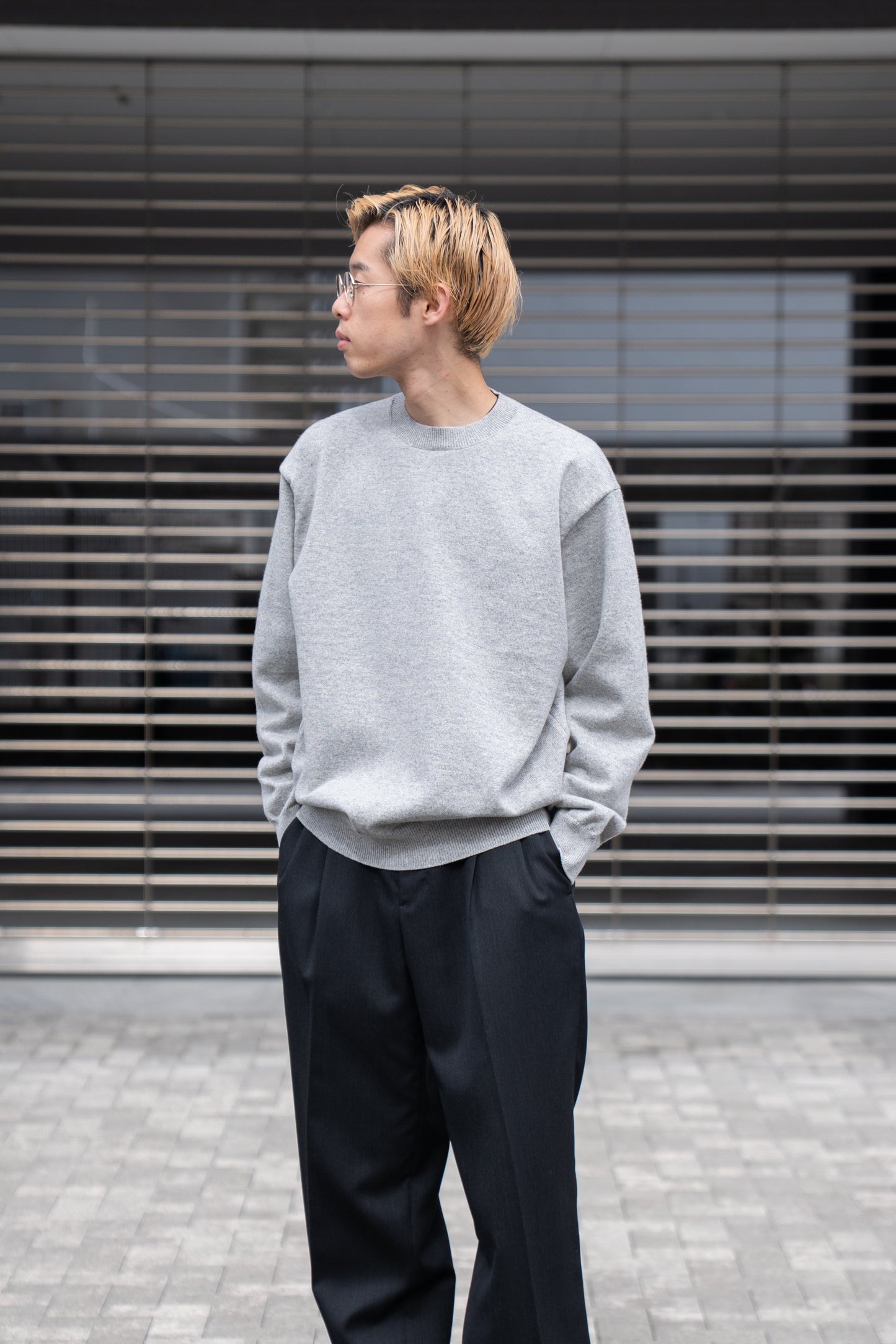 RIGID CASHMERE SWEATER P/O