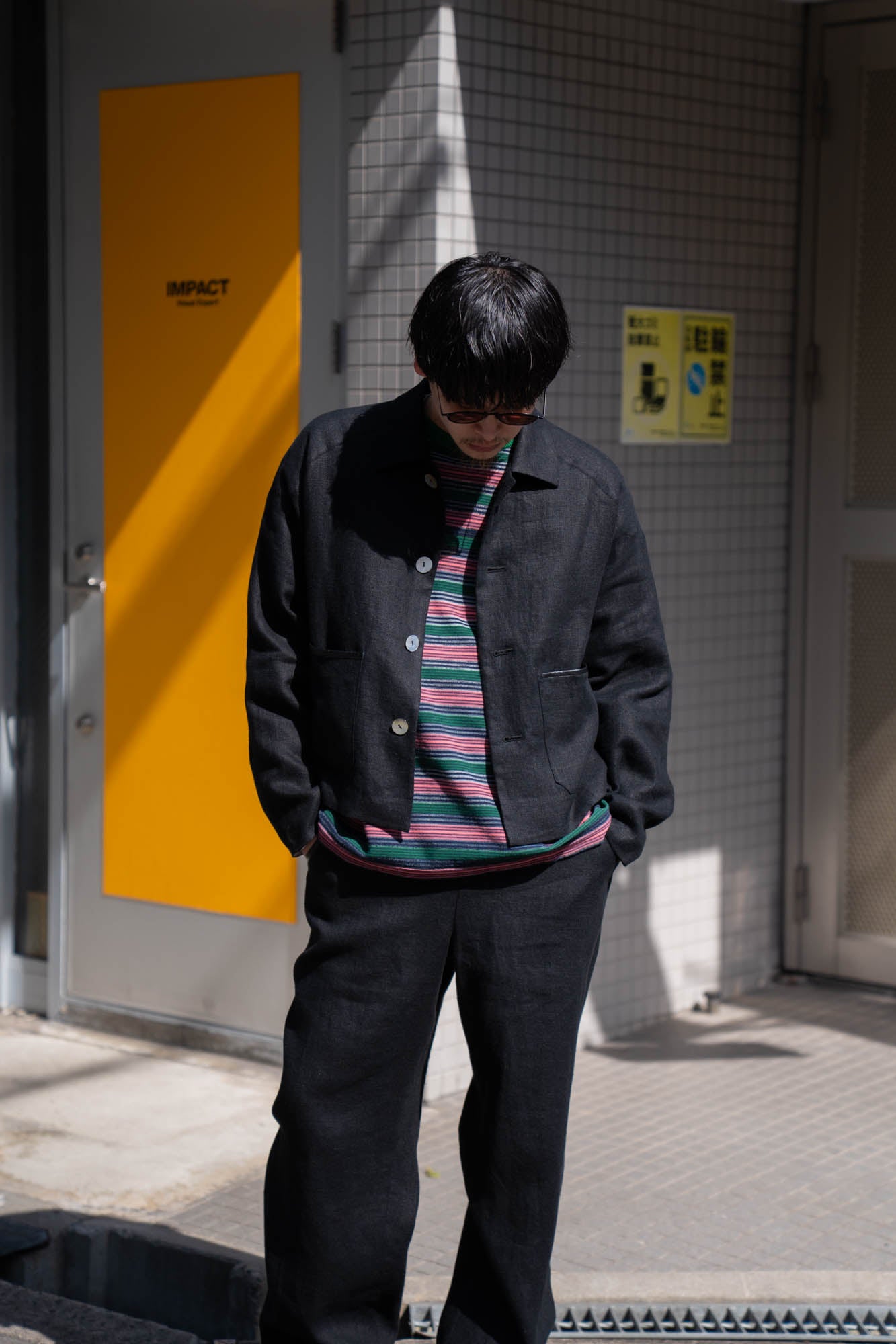 FLLOWER SAK LINEN JACKET