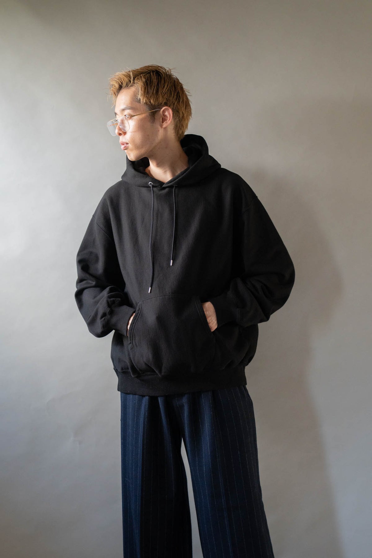 Soft&Hard Sweat Hoodie P/O Wide