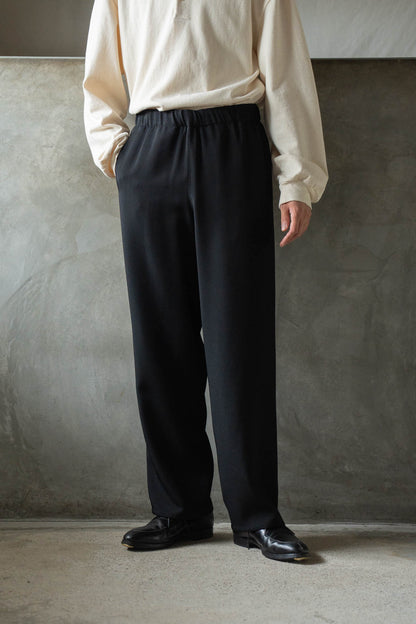 Drawstring Trouser in Rayon Tricotine