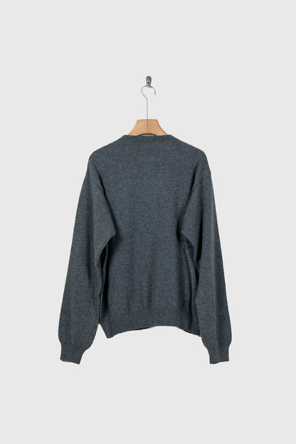 Wool knit cardigan for sign