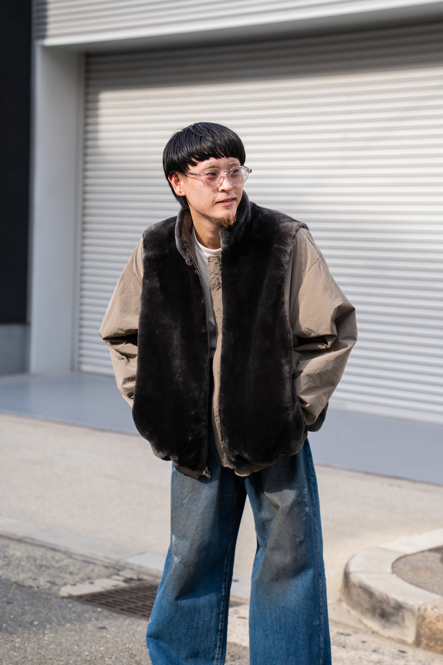 MOUTON INNER REVERSIBLE PADDED JACKET(ST.1223)