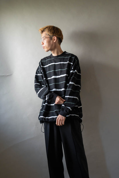 SUPER BIG STRIPE LS TEE