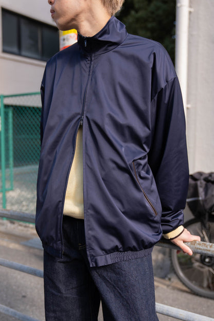 SILK-BACK STAND COLLAR ZIP JACKET(ST.1378)