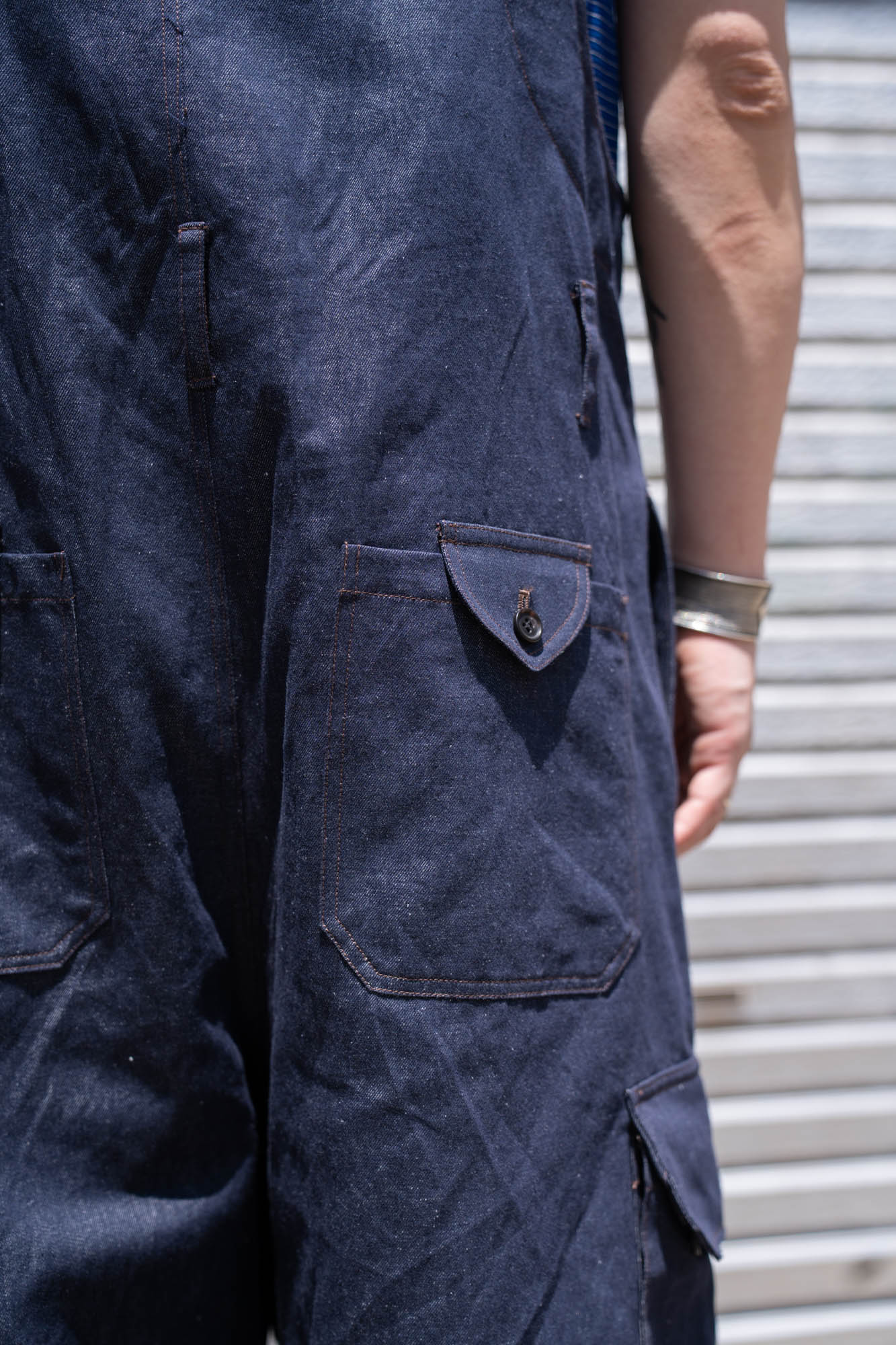 Short Denim Overall