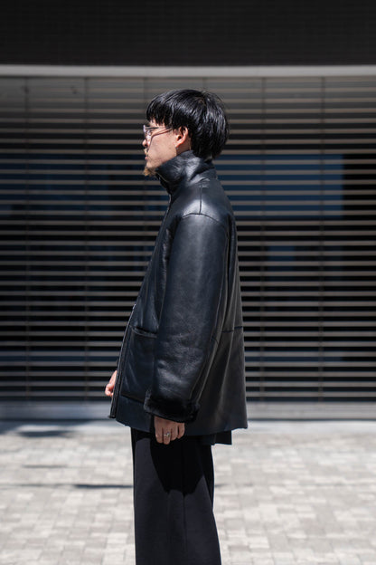 CUT-OFF MOUTON JACKET(ST.1222)