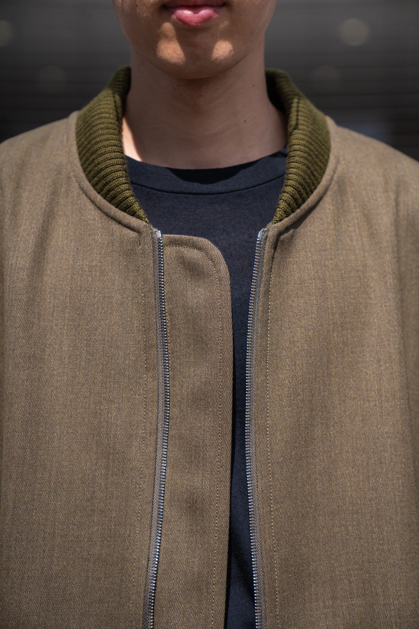 MA-1 BOMBER JACKET IN WOOL SERGE
