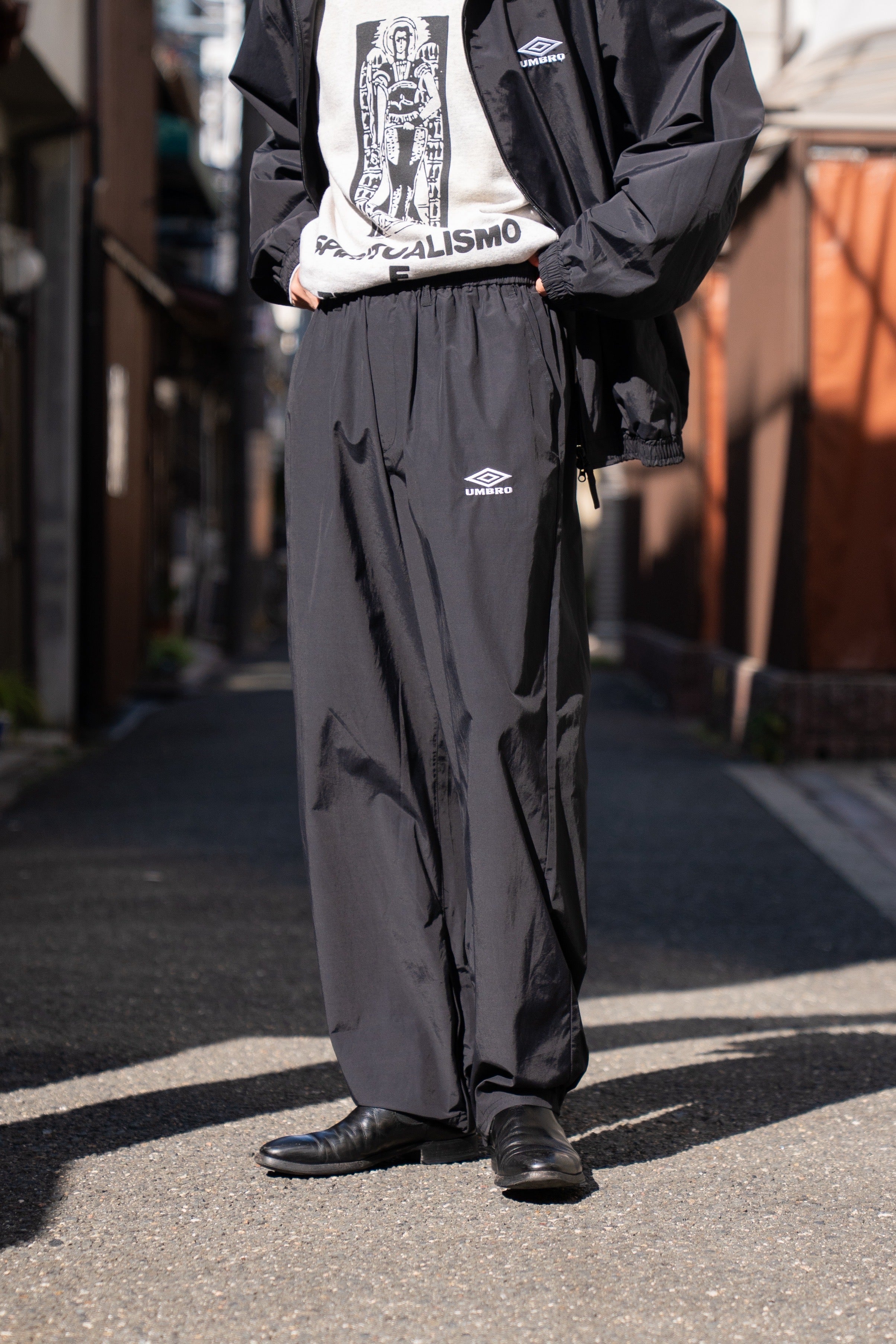 CO/NY POPLIN TRACK TROUSERS(ST.1344) – sign | サイン