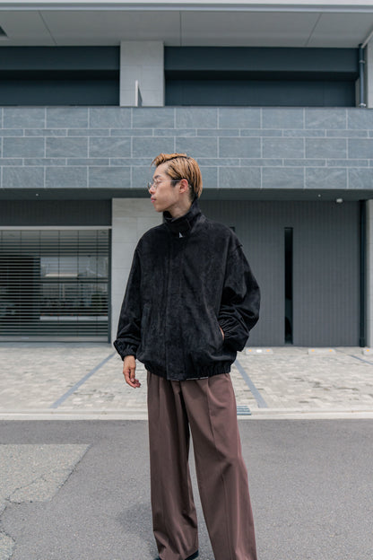 COW SUEDE ZIP SHORT JACKET(ST.1217)