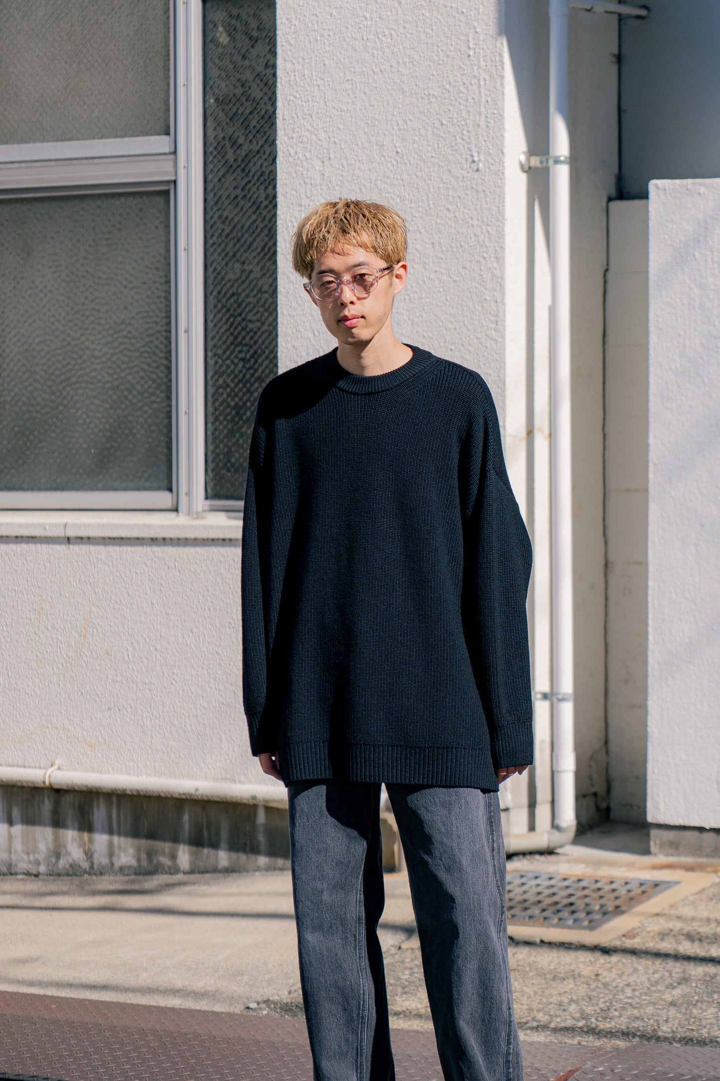 LOW GAUGE MERINO CREWNECK KNIT