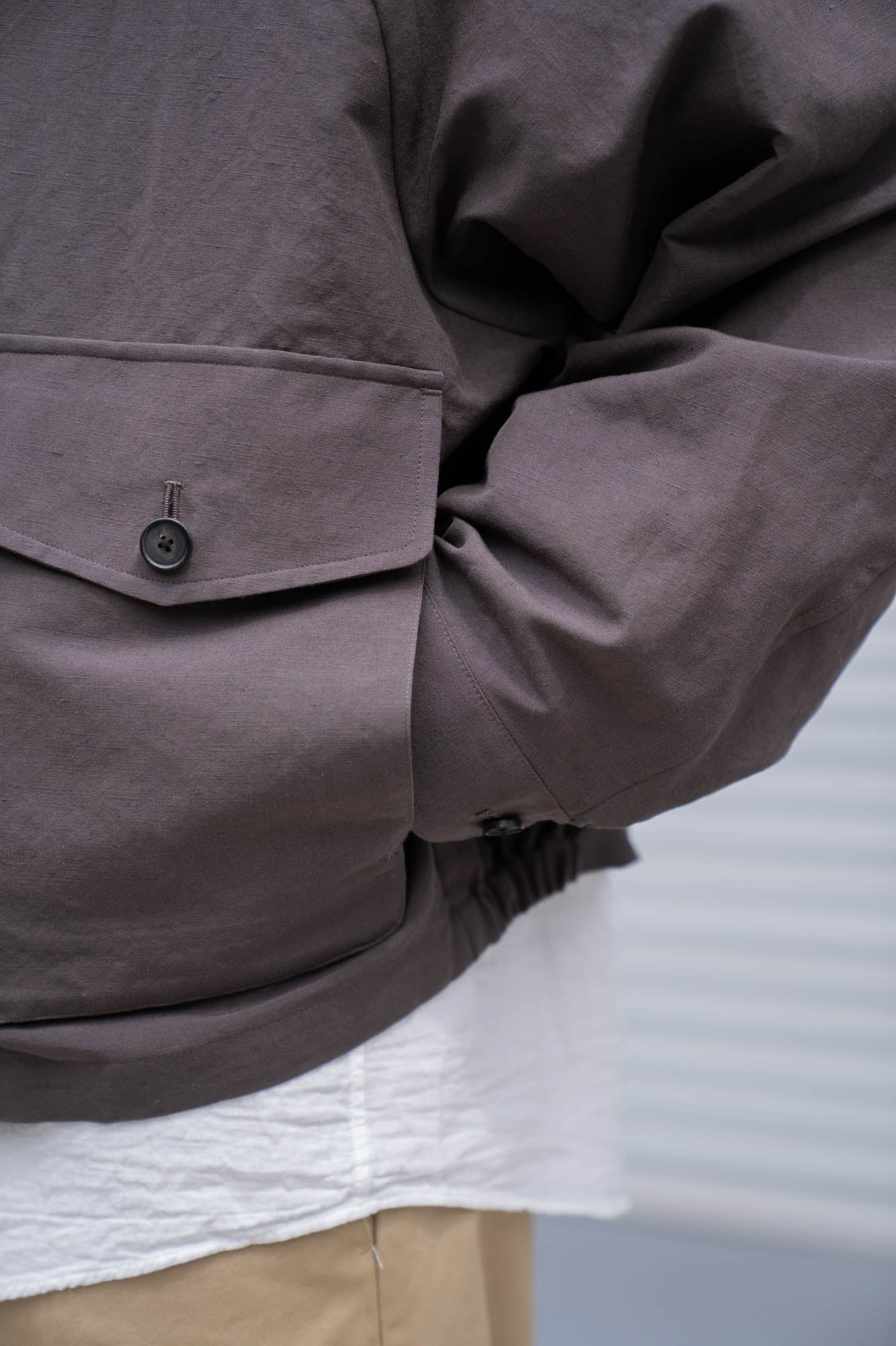 PATCH POCKET HARRINGTON