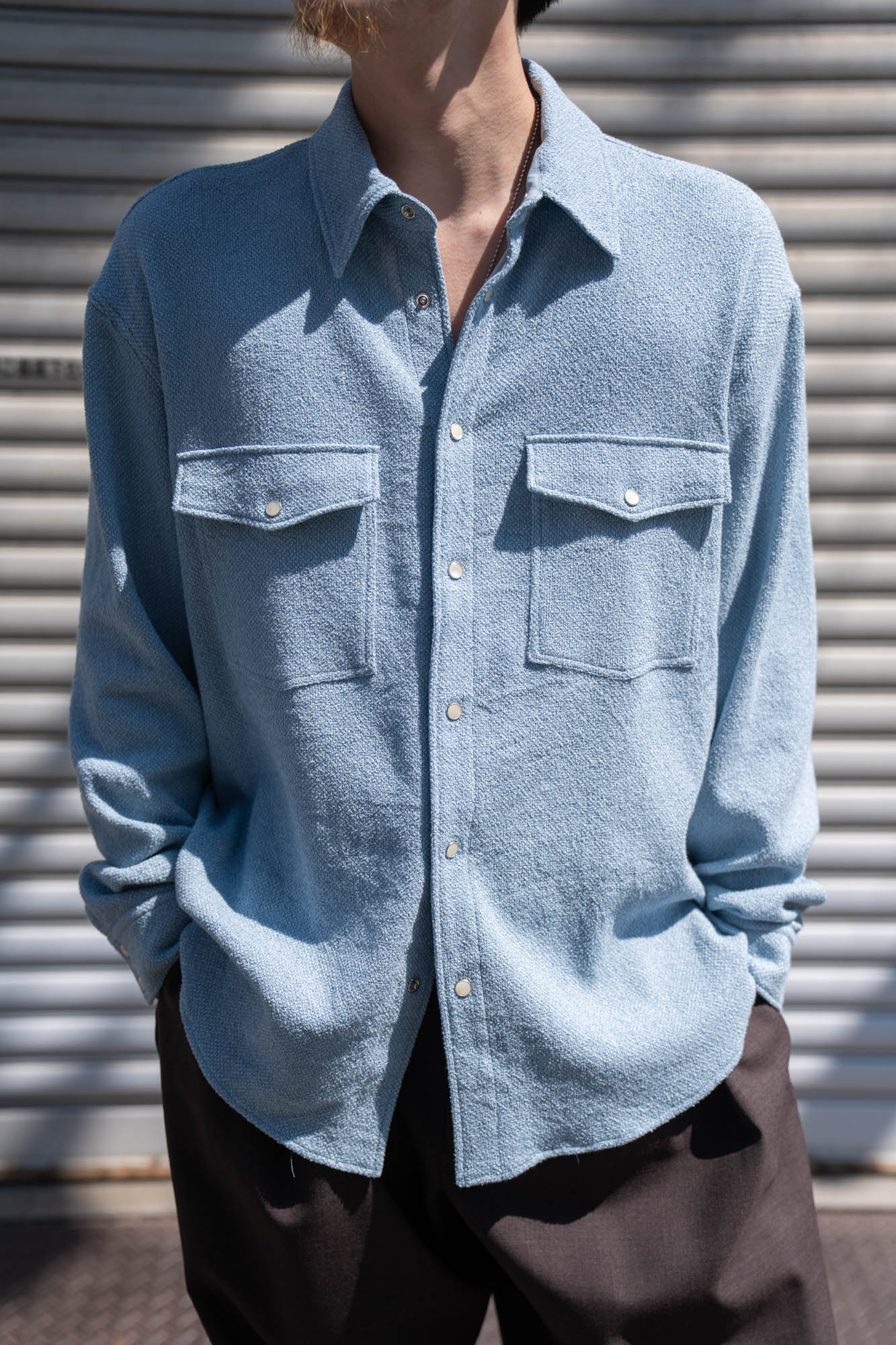 TOWEL WRAP WORK SHIRT