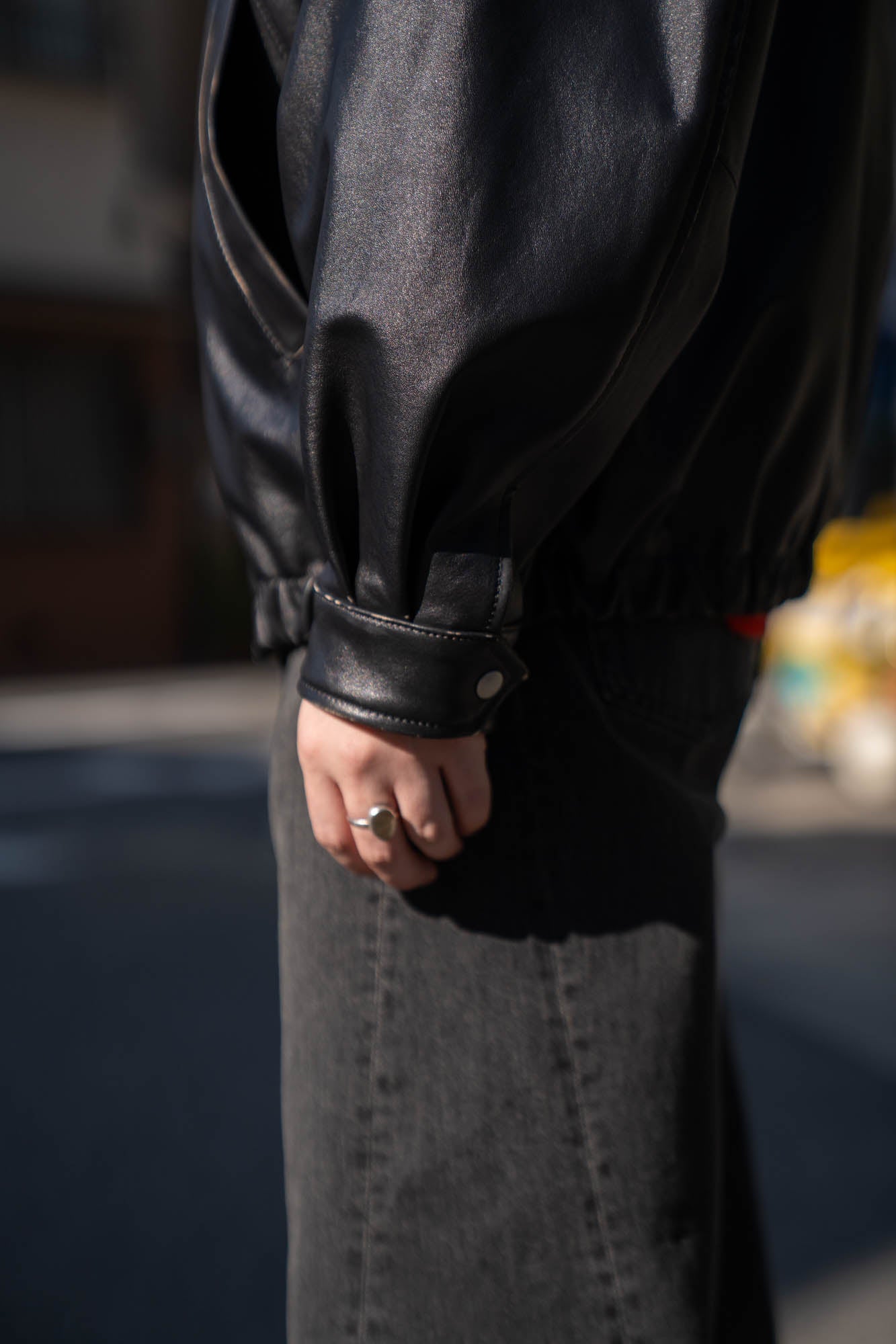 COW LEATHER VINTAGE ZIP JACKET(ST.1380)