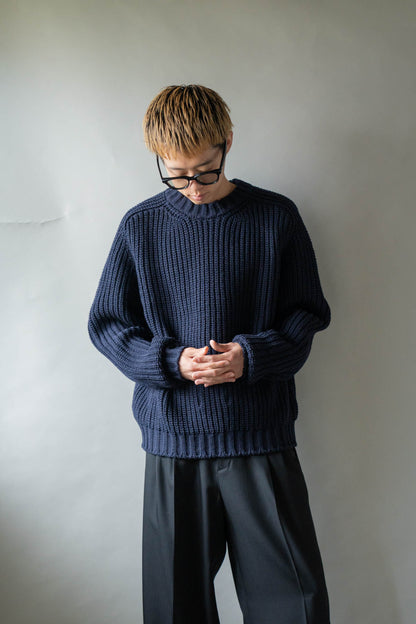 Belt. Slit Knit in Merinos d`Arles