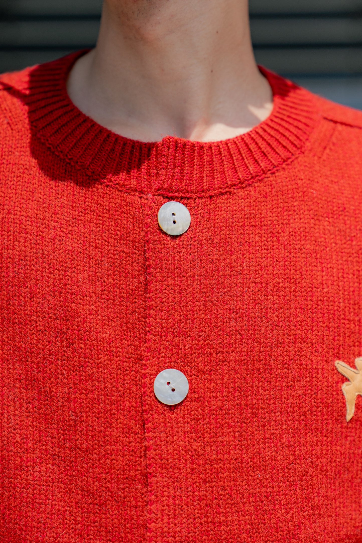 BIRD PATCH CARDIGAN
