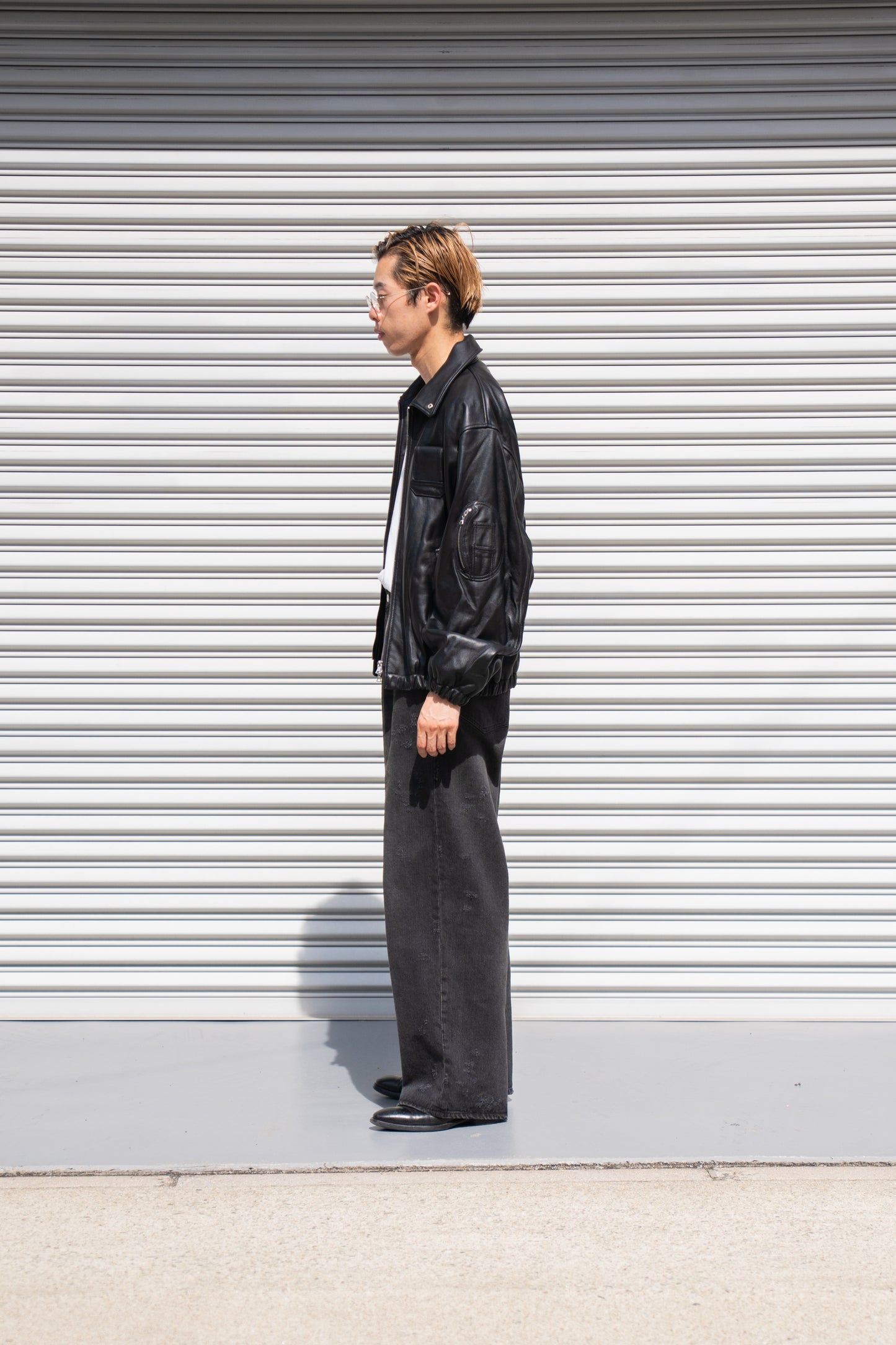 SHEEP LEATHER FLIGHT JACKET(ST.1219)