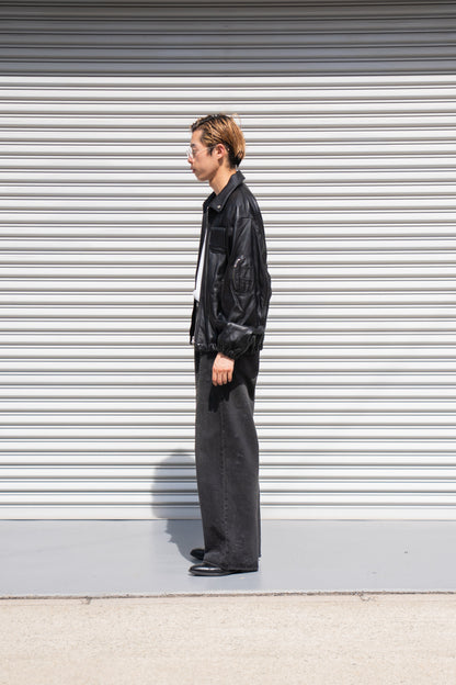 SHEEP LEATHER FLIGHT JACKET(ST.1219)