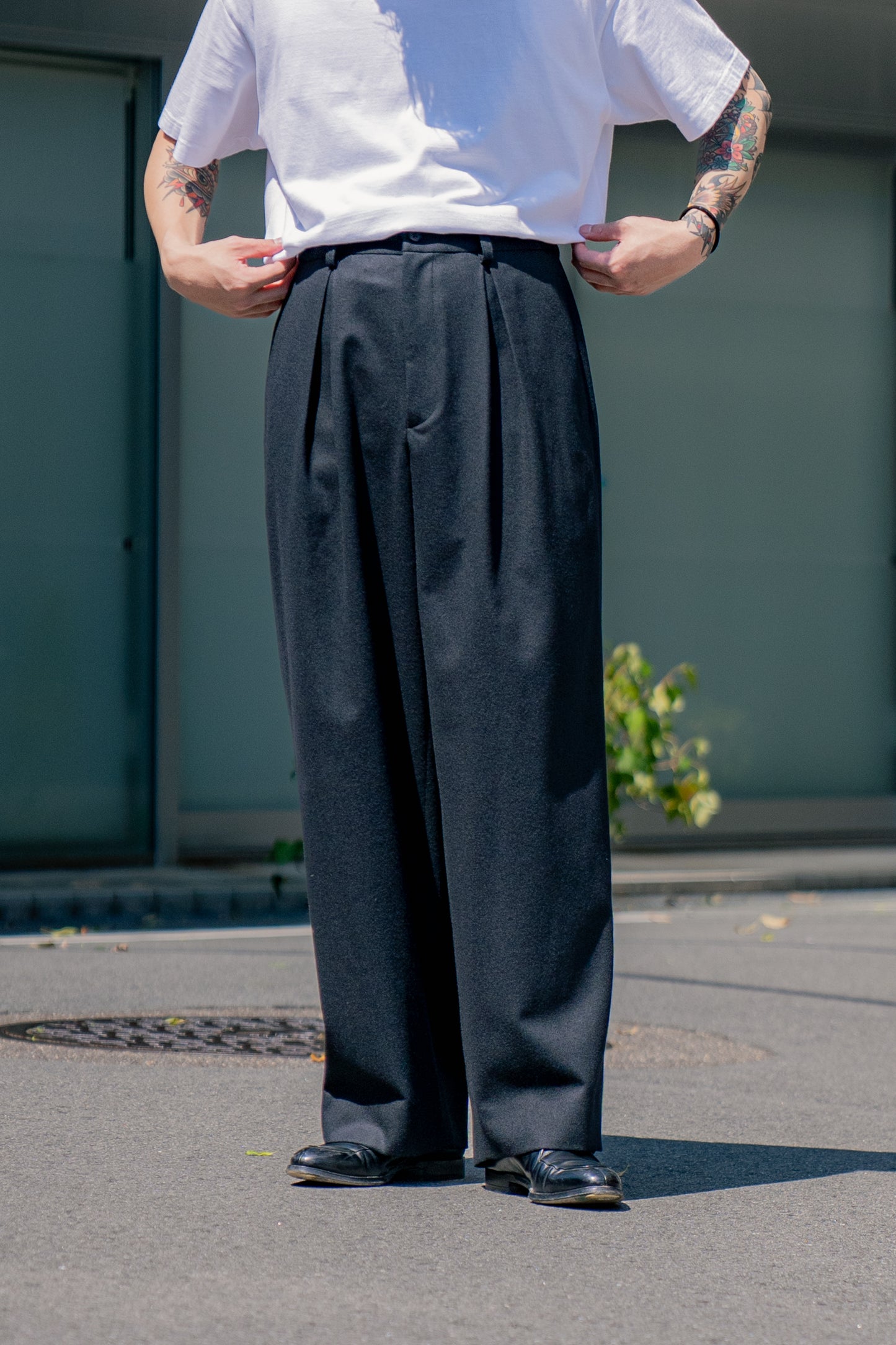 EASY WIDE TROUSERS