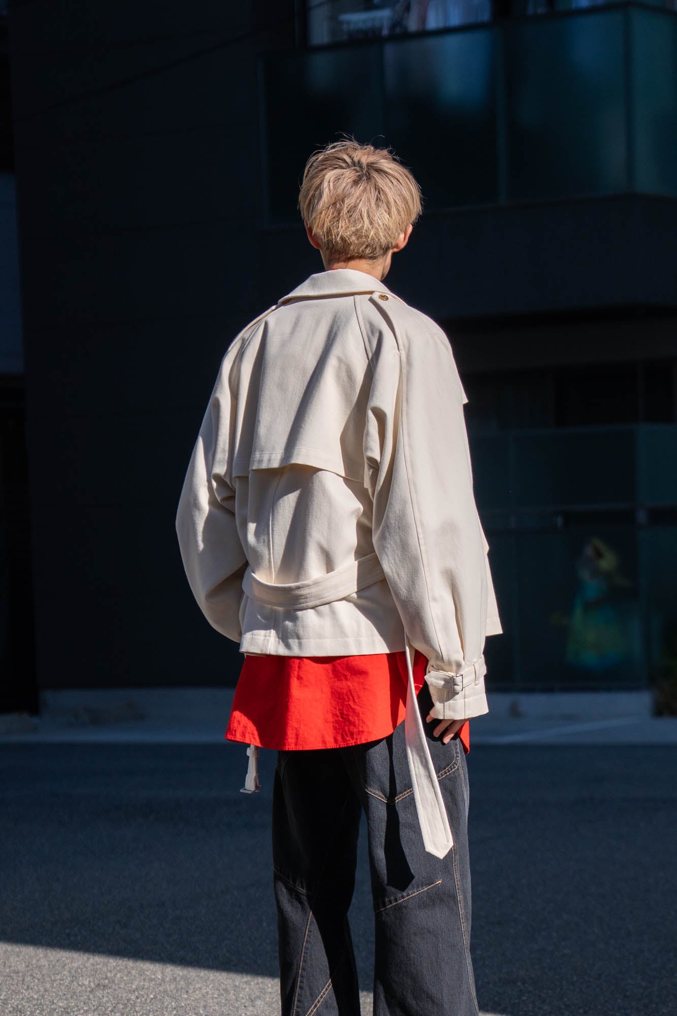 SHORT TRENCH COAT