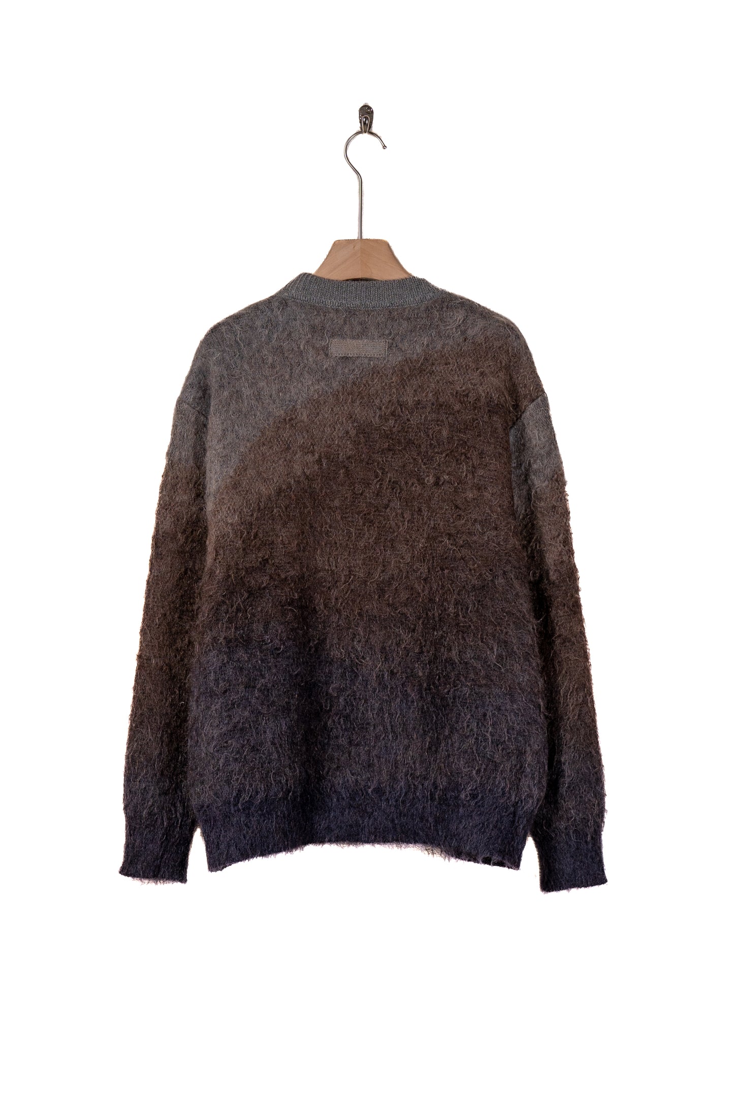 GRADATION MOHAIR KNIT LS