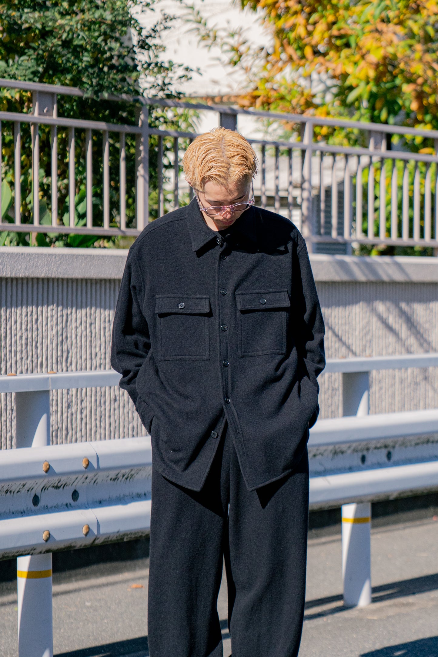 Wool Serge Shirts Jacket