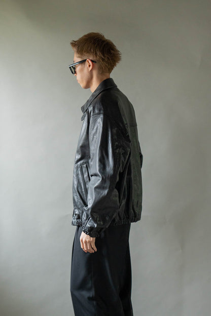 CALF ZIP SHORT JACKET(ST.1550)