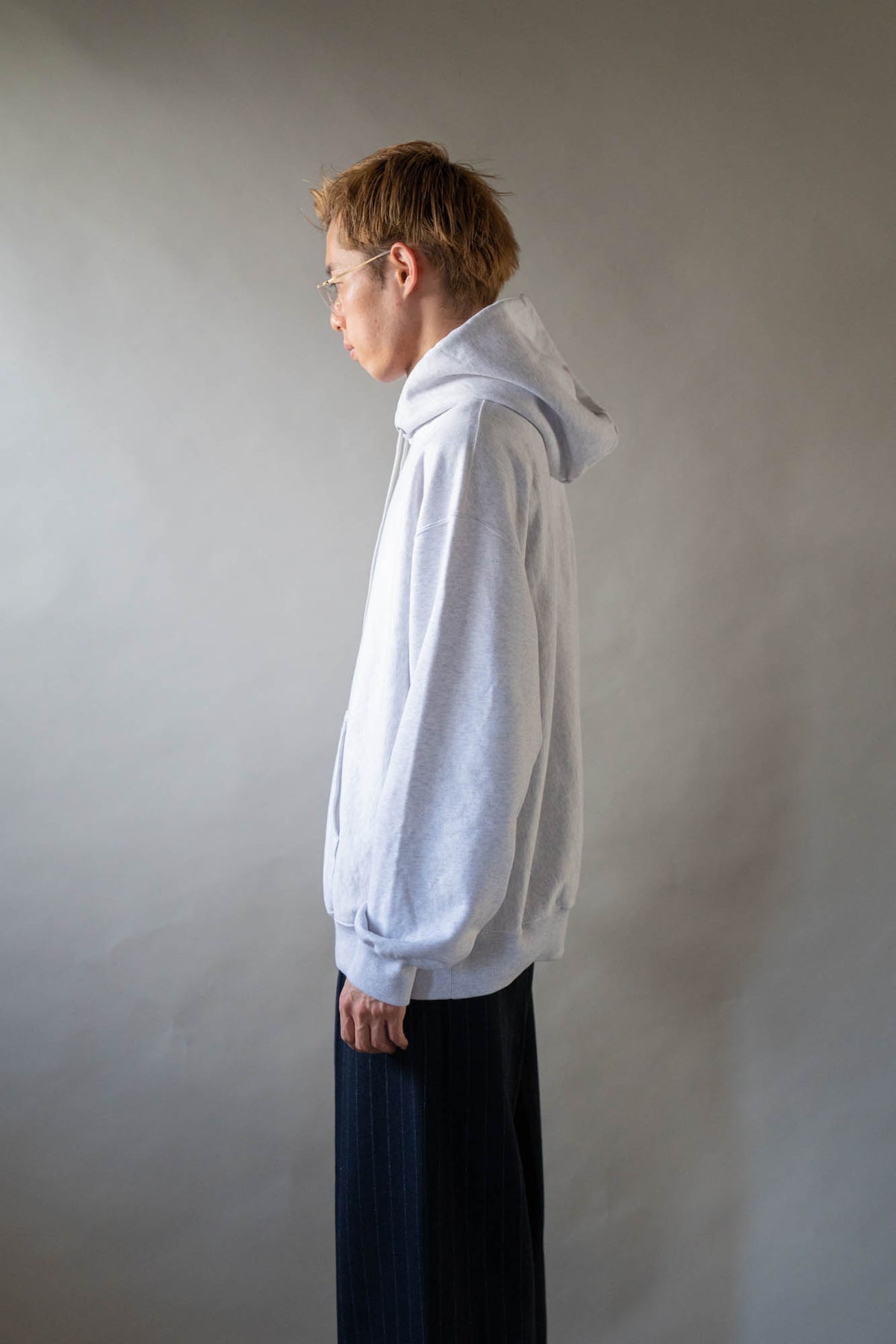 Soft&Hard Sweat Hoodie P/O Wide